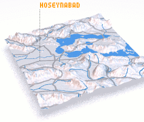 3d view of Ḩoseynābād