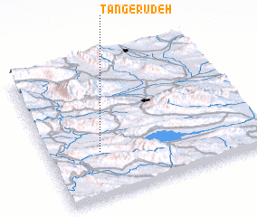 3d view of Tang-e Rūdeh