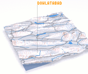 3d view of Dowlatābād