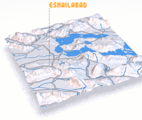 3d view of Esmā‘īlābād