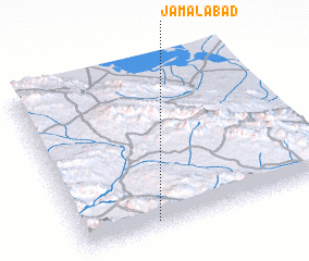 3d view of Jamālābād