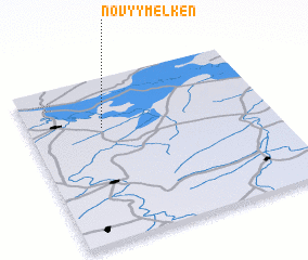 3d view of Novyy Mel\