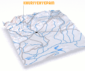 3d view of Khūrīyeh-ye Pā\