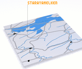 3d view of Staraya Mel\
