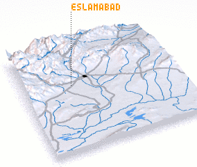 3d view of Eslāmābād