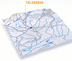 3d view of Ţālebābād