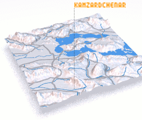 3d view of Kam Zard Chenār