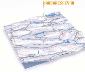 3d view of Kandar-e Sheykh