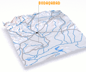 3d view of Bodāqābād