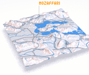 3d view of Moz̧affarī