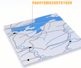 3d view of Novoye Biksenteyevo