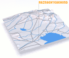 3d view of Mazra‘eh-ye Ākhūnd