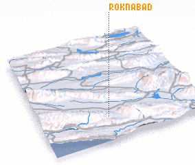 3d view of Roknābād