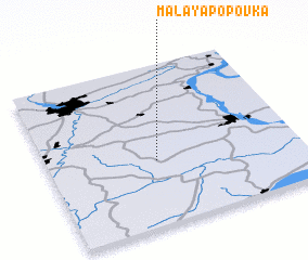 3d view of Malaya Popovka