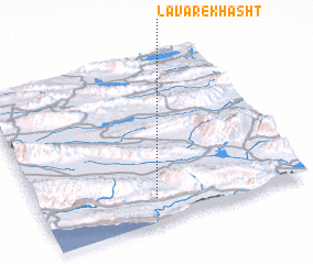 3d view of Lāvar-e Khasht