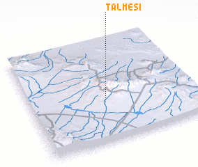 3d view of Ţāl Mesī