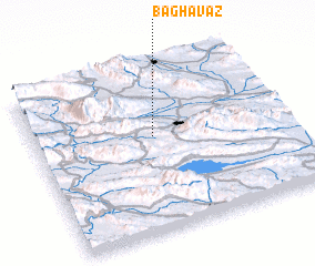 3d view of Bāgh ‘Avaẕ