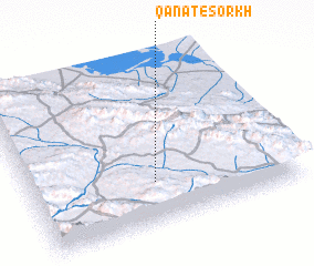 3d view of Qanāt-e Sorkh