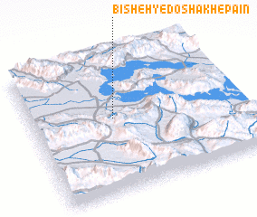 3d view of Bīsheh-ye Doshākh-e Pā\