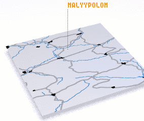 3d view of Malyy Polom