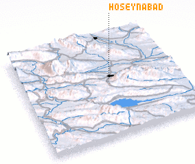 3d view of Ḩoseynābād