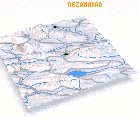 3d view of Nez̧āmābād