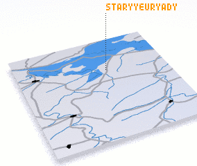 3d view of Staryye Ur\