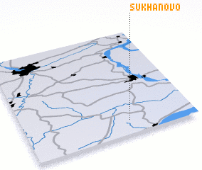 3d view of Sukhanovo