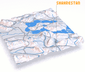 3d view of Shahrestān