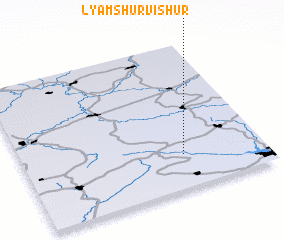 3d view of Lyamshur-Vishur