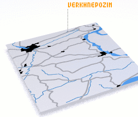 3d view of Verkhnepozim\