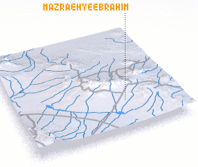 3d view of Mazra‘eh-ye Ebrāhīm