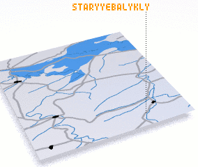 3d view of Staryye Balykly