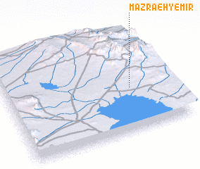 3d view of Mazra‘eh-ye Mīr