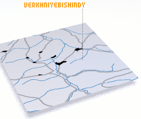 3d view of Verkhniye Bishindy