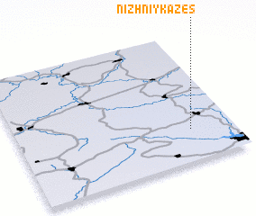 3d view of Nizhniy Kazes