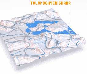 3d view of Tolombeh-ye Nīshahr