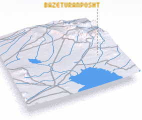 3d view of Bāz-e Tūrān Posht