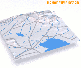 3d view of Hāmāneh-ye Kez̄āb