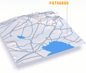 3d view of Fatḩābād