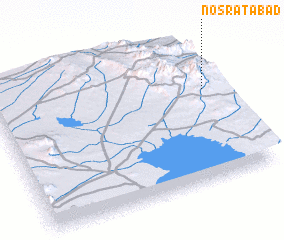 3d view of Noşratābād