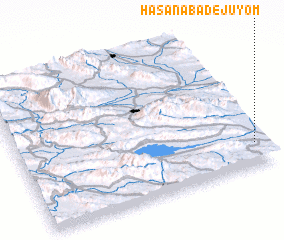 3d view of Ḩasanābād-e Jūyom