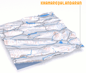 3d view of Khamār-e Qalandarān