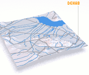 3d view of Deh Āb