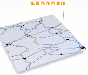 3d view of Nizhnyaya Pykhta