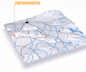 3d view of Zard Ākhavīd