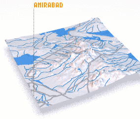 3d view of Amīrābād