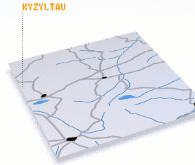 3d view of Kyzyl-Tau