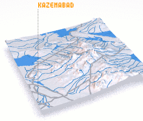 3d view of Kāz̧emābād