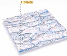 3d view of Tīrūdeh